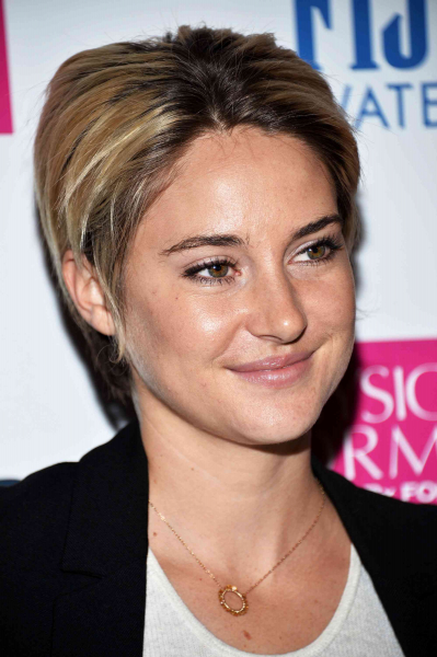 Shailene Woodley - Long Pixie Cut