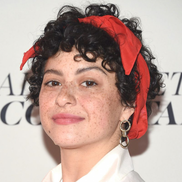 Easy Curly Hairstyles Vintage Scarf Alia Shawkat