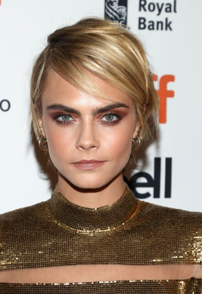 Cara Delevingne sleek pixie